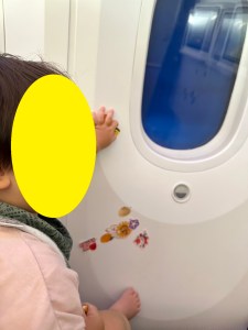 1歳児とJALに乗ってみたら専用の幼児食やおもちゃがもらえたりするのねTOPPYのくびったけ日記