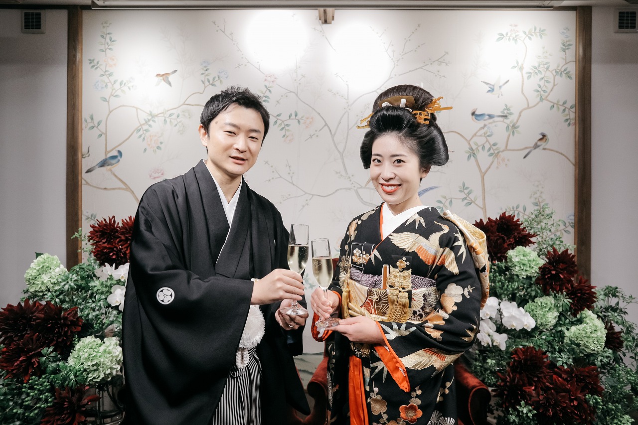 黒引き振袖レンタルオリフリ