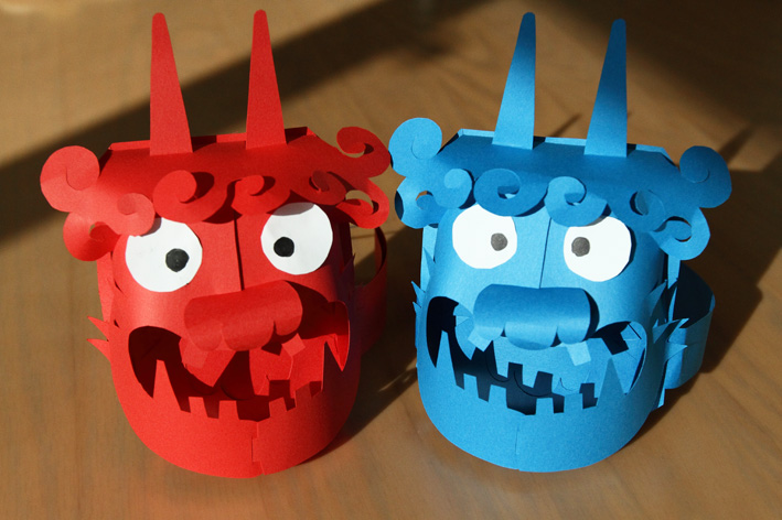 節分壁面飾り オニさん達と豆まきだ 👹節分の壁面👹 毎年のことながら、お正月が終わったと思ったらもうすぐに恵方巻きの飾り付けがあちらこちらに 。次から次へと行事がやってきますね〜💦 なんだか色々と追いつけません 💦節分せつぶん節分製作節分祭節分の