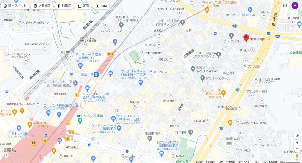 川崎堀之内新ソープランド協会 堀之内ソープランドmap google my maps