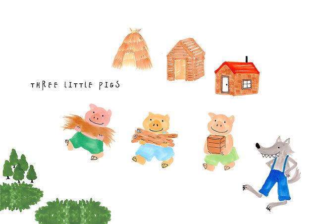 無料台本 劇・３匹のこぶた 生活発表会やお遊戯会にオススメ！演出付です。あつまれ！せんせいのこども園