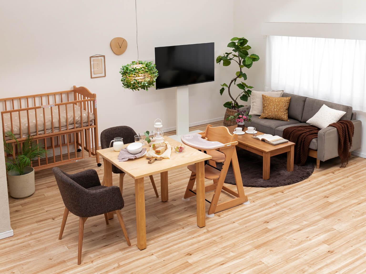 ベビーサークル 狭いリビングのおしゃれなアレンジ・飾り方のインテリア実例RoomClip ルームクリップ