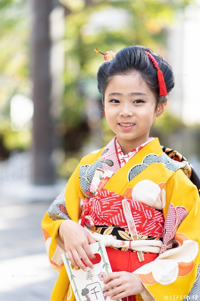 京都西陣 おはりばこ 七五三3才用髪飾り 3歳髪型