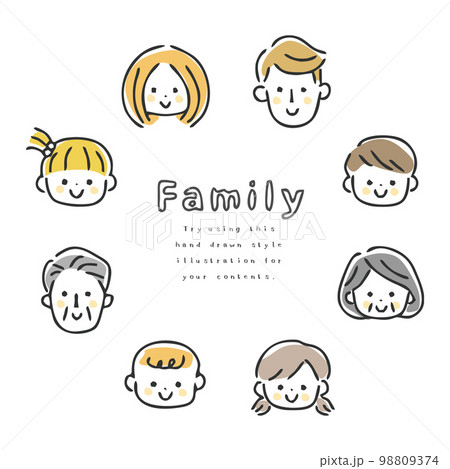 家族 - イラストの人気通販minne byGMOペパボ 国内最大級のハンドメイド・手作り通販サイト