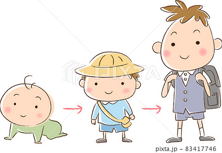 子ども 成長 比較イラスト無料イラスト・フリー素材なら「イラストAC」