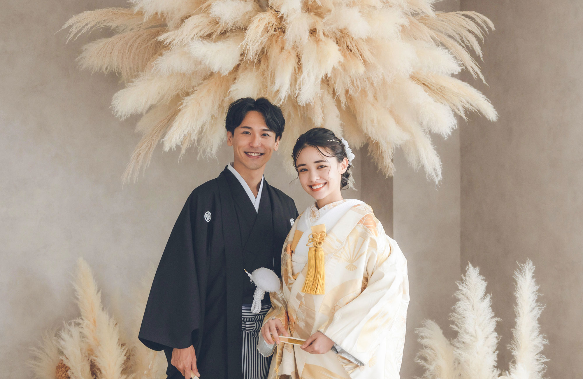 和装前撮り 大阪大仙公園でロケーション撮影された新郎新婦様♡色打掛2着目お色直し♪衣裳店の前撮り - BLOGレンタルドレスショップ SPOSABLANCA スポサブランカ