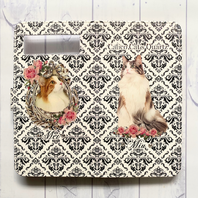 うちの子の写真でスマホケース手帳型 ヴィクトリアン -Lily craft - プレゼント＆ギフトのギフトモール