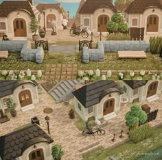 とび森「モダンないえ」の外壁リフォーム外観画像: 旧オキラクウサギ