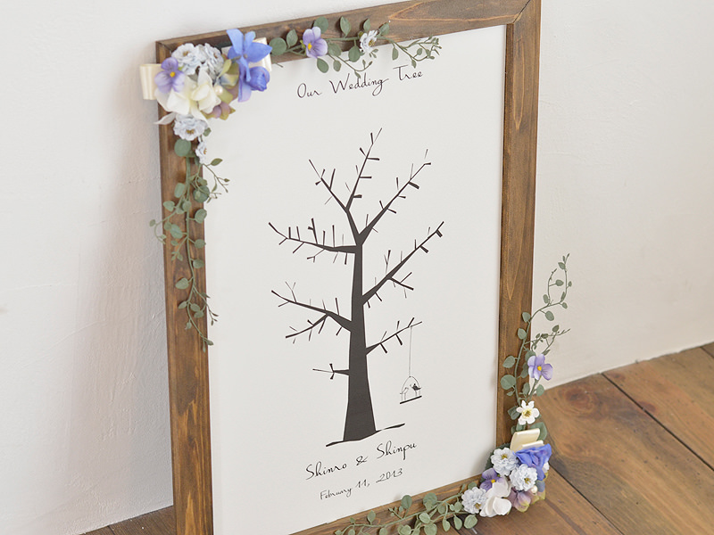 結婚証明書に♡ウェディングツリーの作り方とテンプレートサイトFirst Film ファーストフィルム結婚式のエンドロール・ムービー撮影