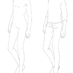 オリジナル フリー素材まとめ03 CPポーズ- セン SENのマンガ作画資料ポーズ集トレス素材 - pixiv