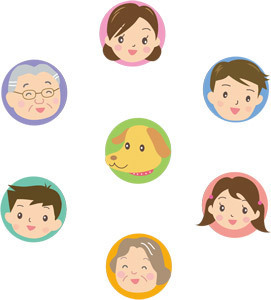 家系図イラスト英語での親族の名称 呼び方 のイラスト素材90440661- PIXTA