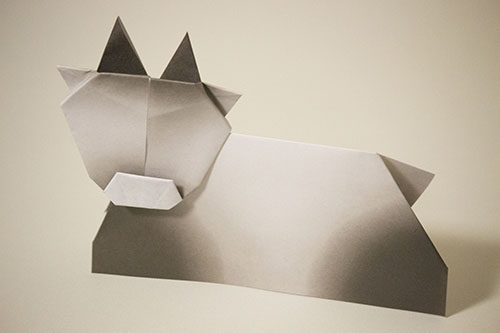 干支折り紙 うし 完成♪ OrigamiGelato Vene