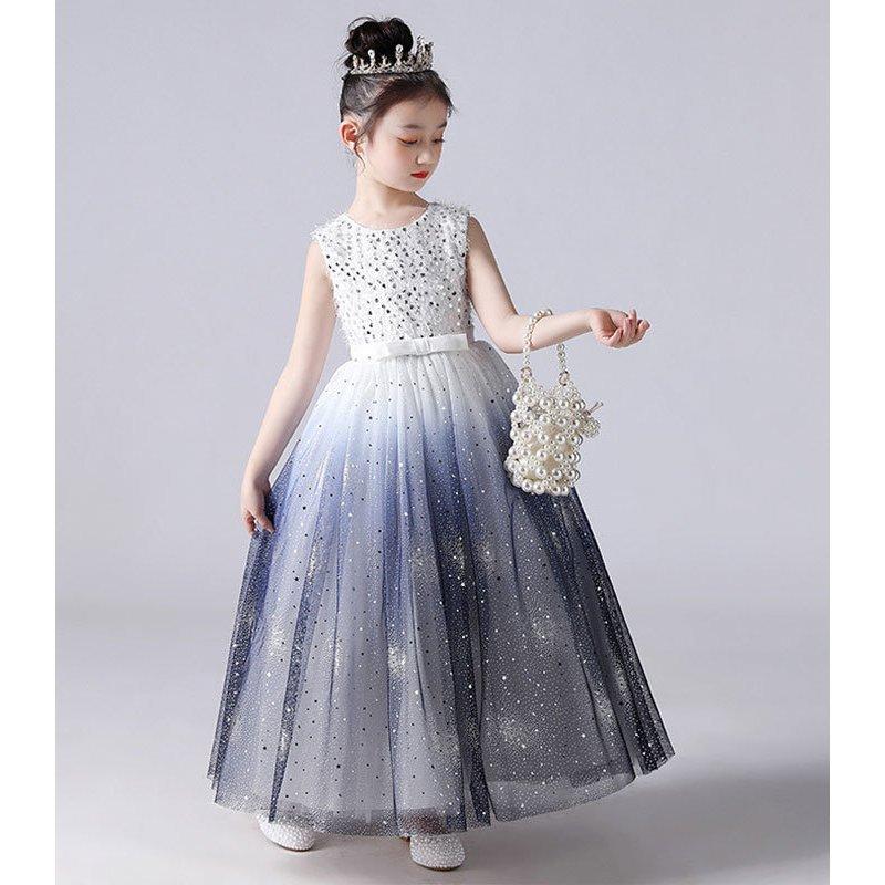 VOKLLIYU子供ドレス ロングドレス 女の子 ジュニア フォーマル 結婚式 ワンピース 入園式 ジュニア 誕生日 卒業式楽天市場 ロングドレス ジュニア ピアノ発表会 子供ドレス 袖あり キッズドレス ワンピース 子どもドレス 女の子 フラワーガール ドレス フォーマル