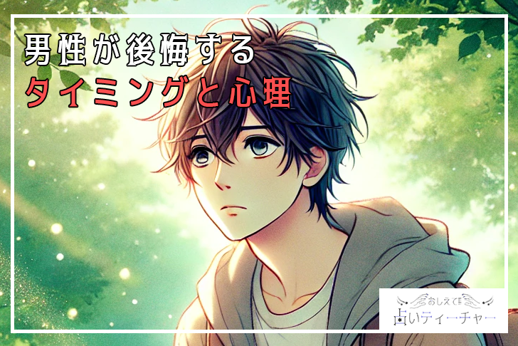 元カノ後悔する男性心理を解説