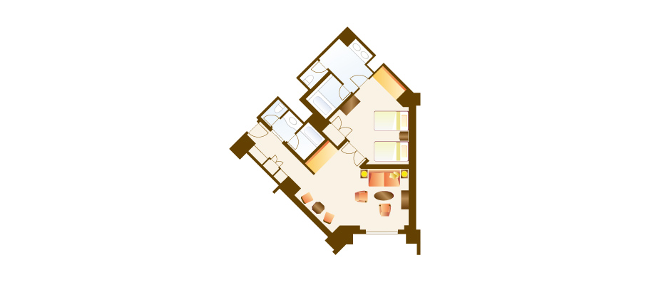 子供とファミリールームに泊まってみた！｢ディズニーアンバサダーホテル｣部屋の様子やアメニティの種類、景色をご紹介
