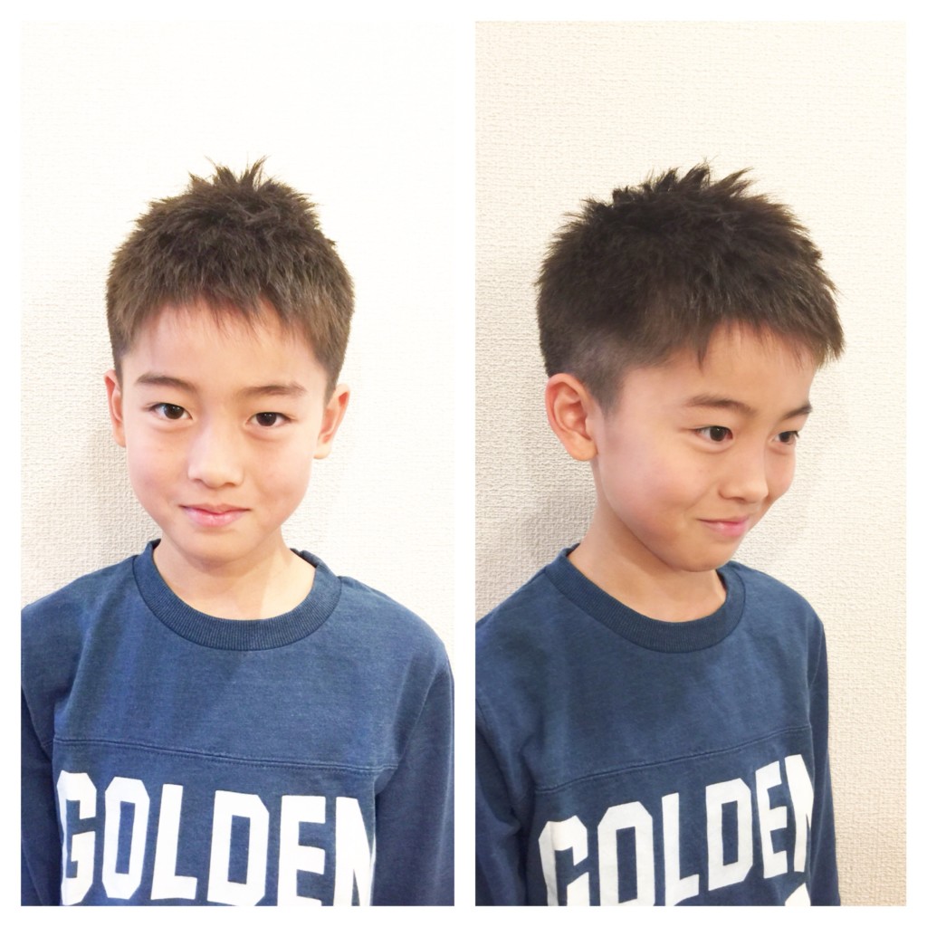 子供の髪型 キッズカット 男の子 ミディアム よっしーの畑