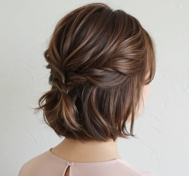 結婚式ハーフアップ 長さ・年代別おすすめヘア＆セルフアレンジのコツをご紹介結婚式・二次会のゲスト向け！お呼ばれ情報サイト
