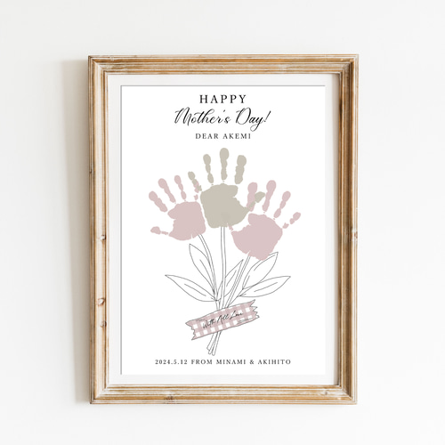 手形アート 花束」の検索結果