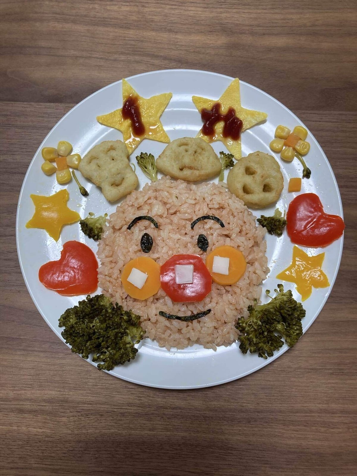 1歳アンパンマンお誕生日プレート 完了食