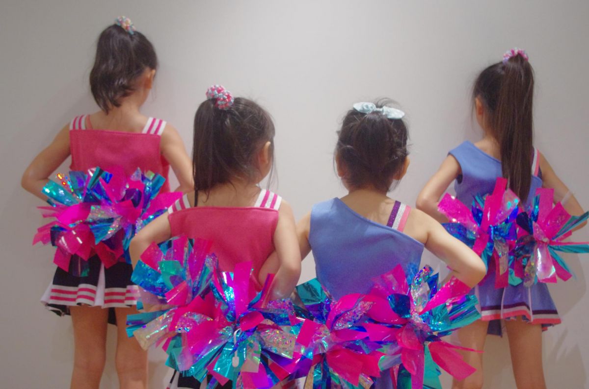 楽天市場 チア 髪型 キッズの通販