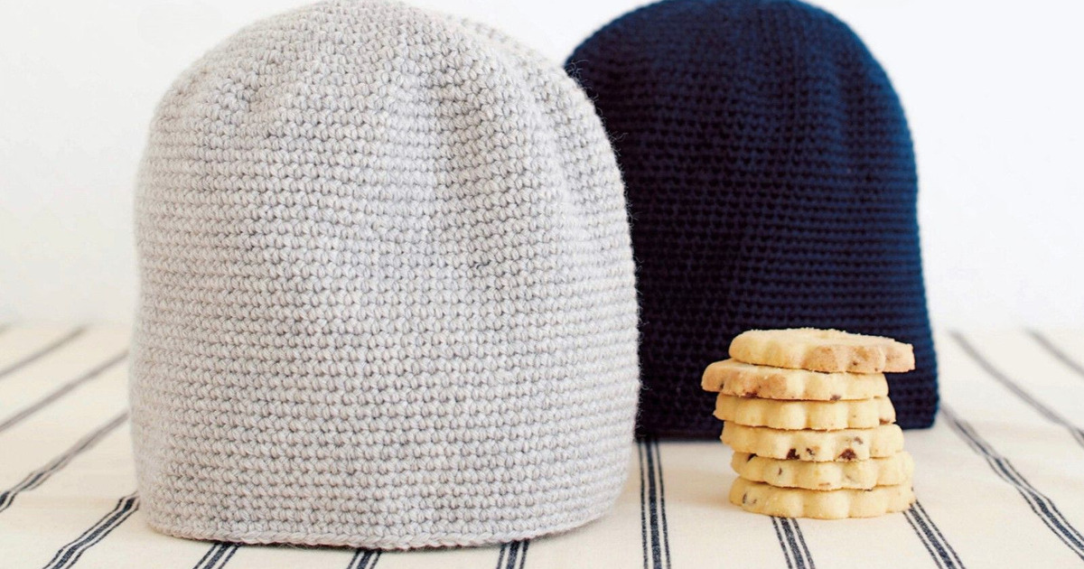 糸キット「ベビーのベーシックなニット帽」B38-01