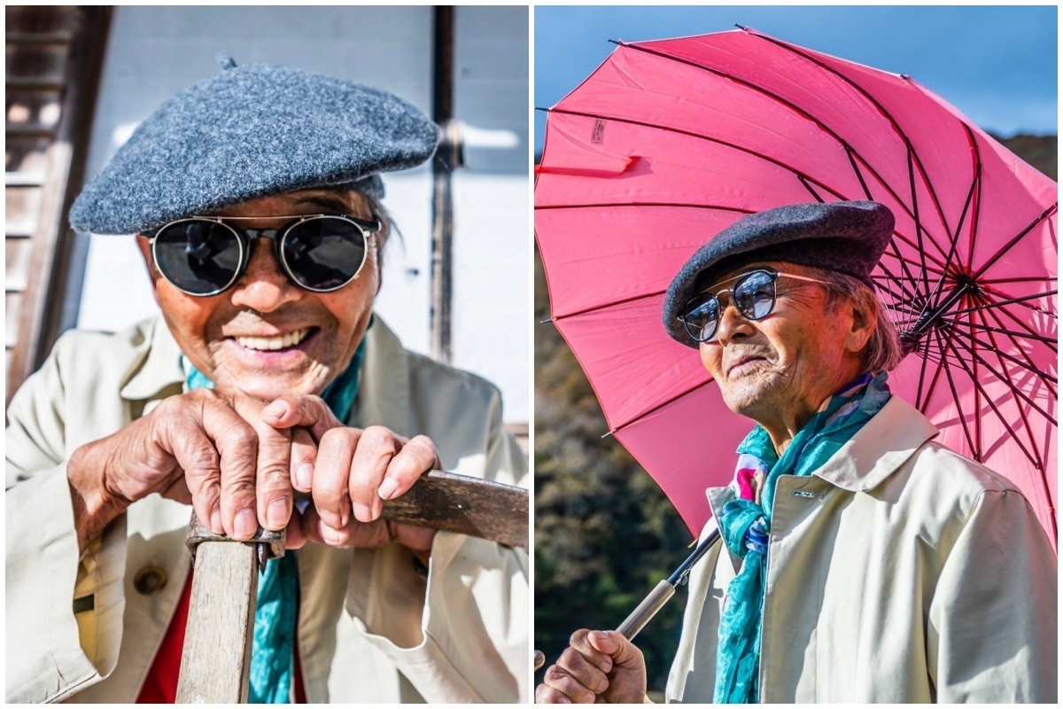 小粋な「オシャレすぎるおじいちゃん」が話題に 中国--人民網日本語版--人民日報