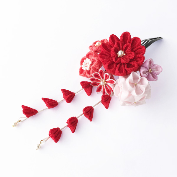 ちりめん細工キット 『はなやぎ髪飾り ちりめんキット LH-428』 Panami パナミ タカギ繊維 手芸,キット,ファッション小物,アクセサリーホビー材料の通販「ユザワヤ公式ネットショップ」