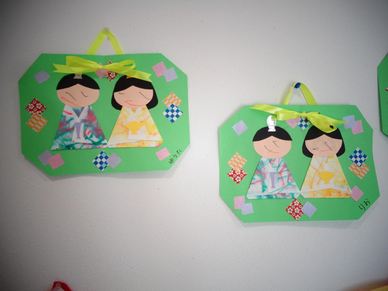 紙皿で作るおひなさまおだいりさま