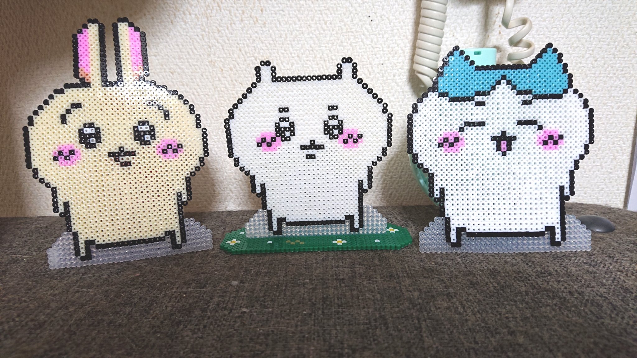 アイロンビーズ ちいかわ 図案 簡単TikTok