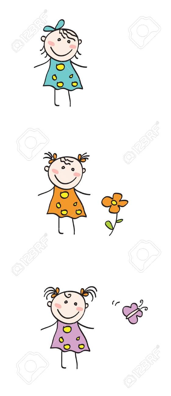 小さな女の子イラスト - No: 22720711無料イラスト・フリー素材なら「イラストAC」