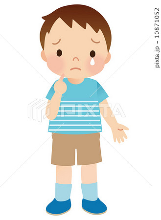 かわいそうな幼い子供が笑っているPremium写真