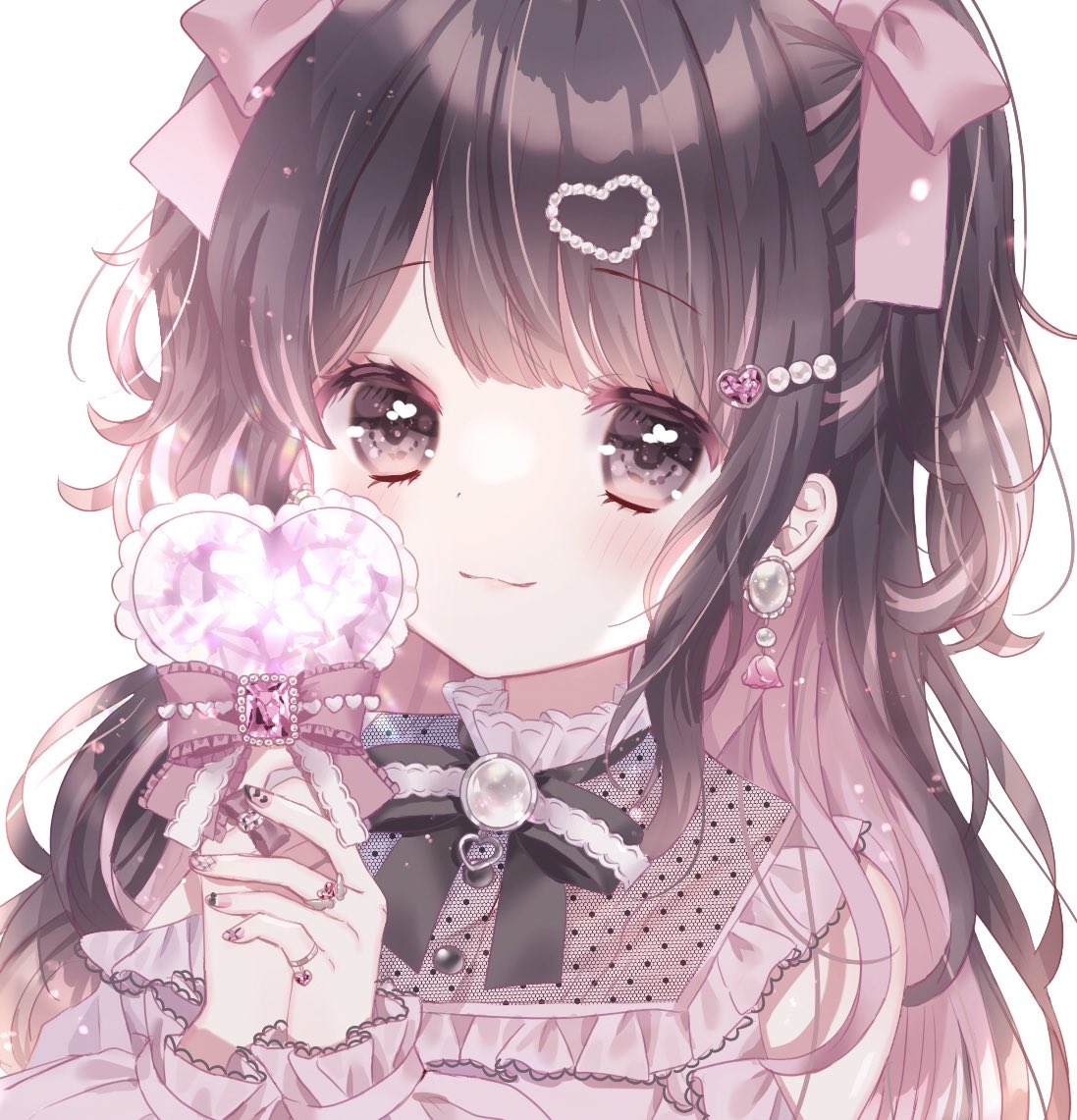 推しカラーのフリーアイコン ピンクバージョン 配布中