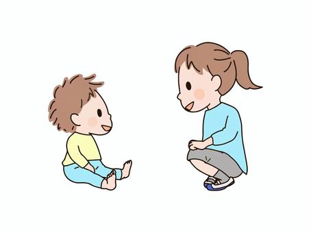 笑顔の子供の横顔の水彩イラスト 吹き出し付き のイラスト素材82613511- PIXTA