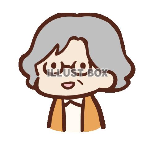 かわいい老夫婦 お爺さん・お婆さん のイラスト