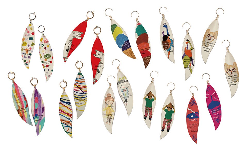 母が喜ぶ「母の日プレゼント」1位は「子どもが描いた絵」。子どもが描いた絵でつくる革のアクセサリー。株式会社ガッツのプレスリリース