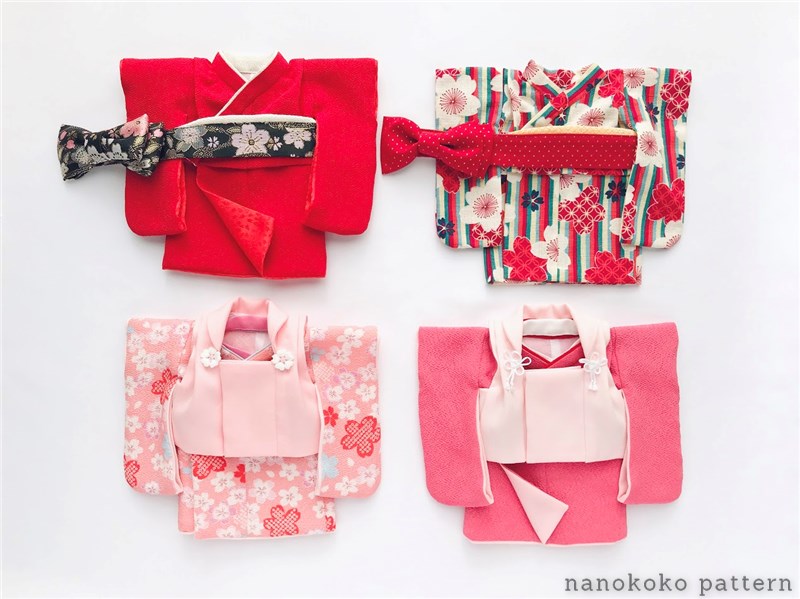 サイズ100 キッズ用・浴衣の型紙と作り方MAISON DE AS