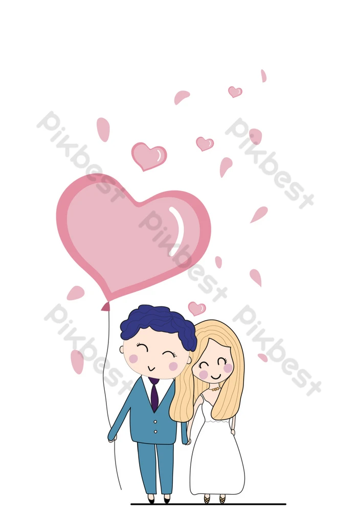 ご依頼を受けて制作したカップルイラスト- ̗̀ 👫 ̖́- わんちゃんも一緒に🐶 ・ウェディングイラスト記念日イラストカップルイラストかわいいイラストゆるいイラスト夫婦イラスト女の子イラスト男の子イラストココナラココナラで出品中イラスト