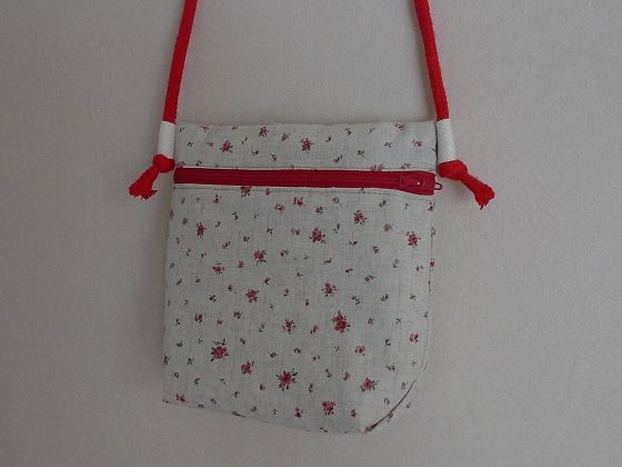 はぎれで作れる！簡単 ふんわりポシェット 型紙 作り方 初心者向け