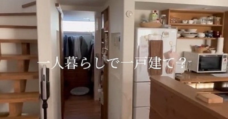 りさねーぜひとりの戸建て暮らしTikTok