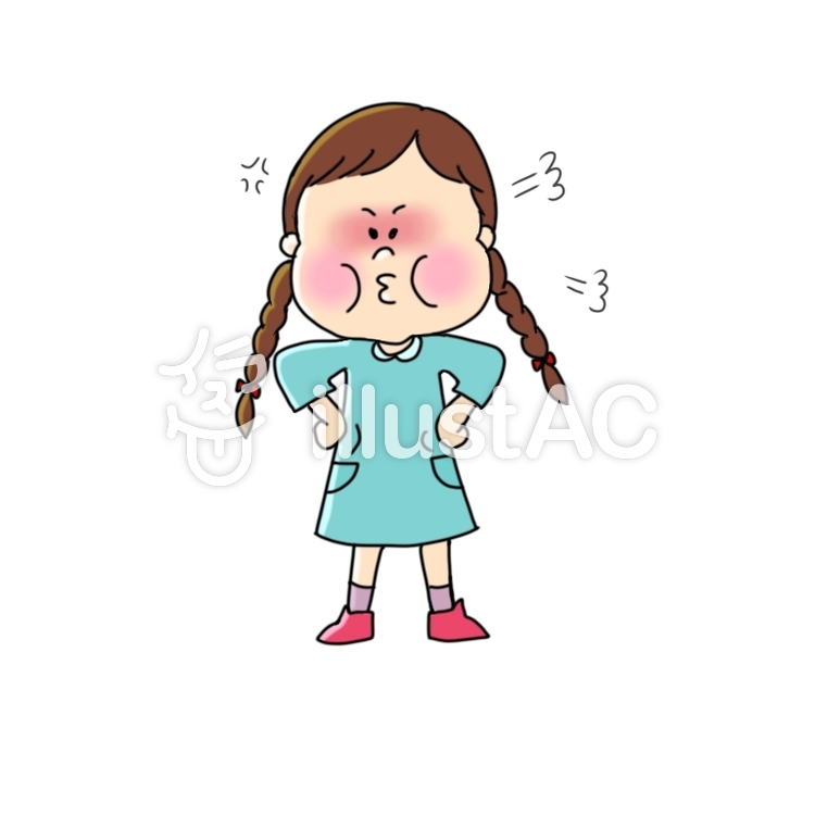 怒る女性のイラスト 5段階かわいいフリー素材集 いらすとや