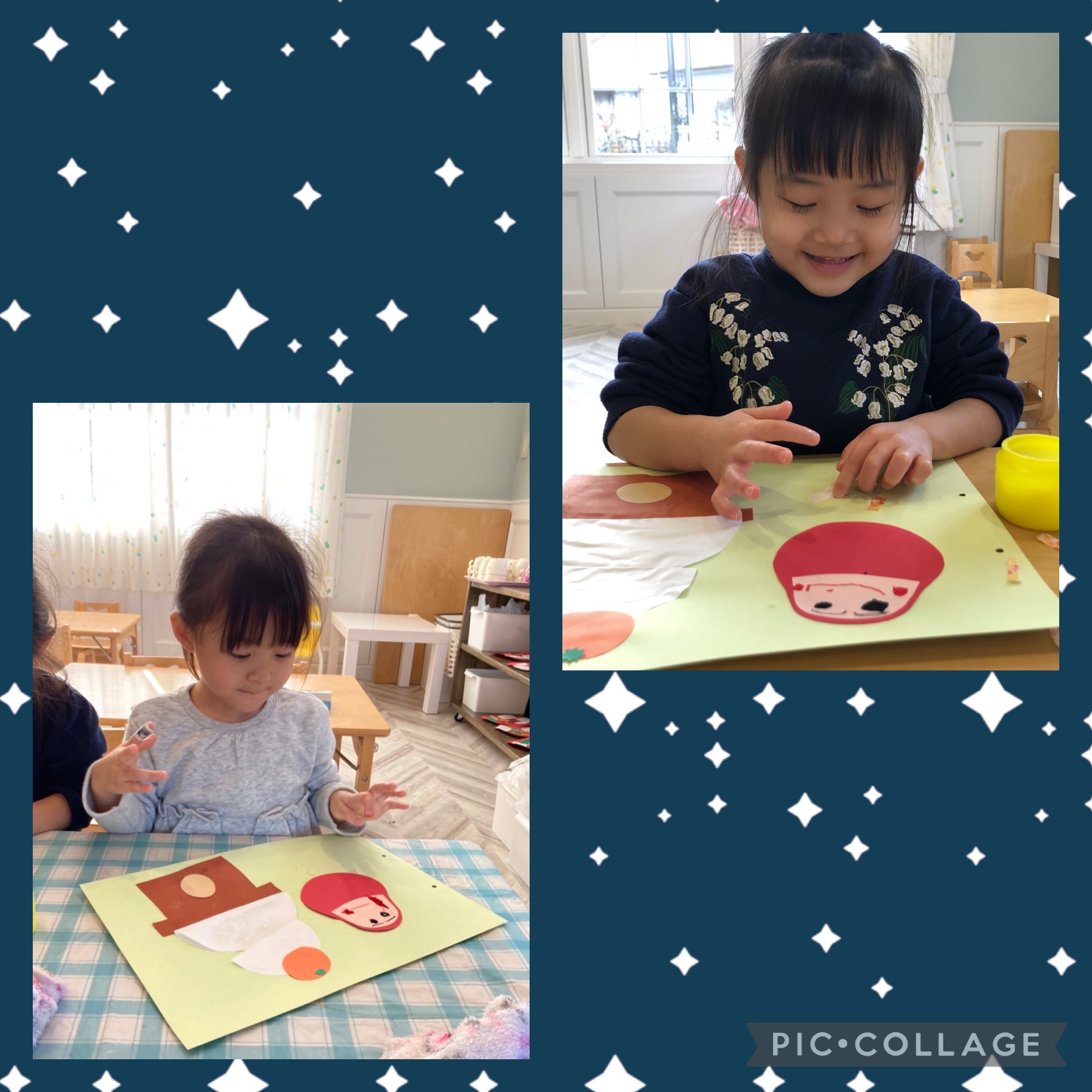 製作 お雑煮 鏡餅 焼き餅ひなたぼっこ保育園グループ