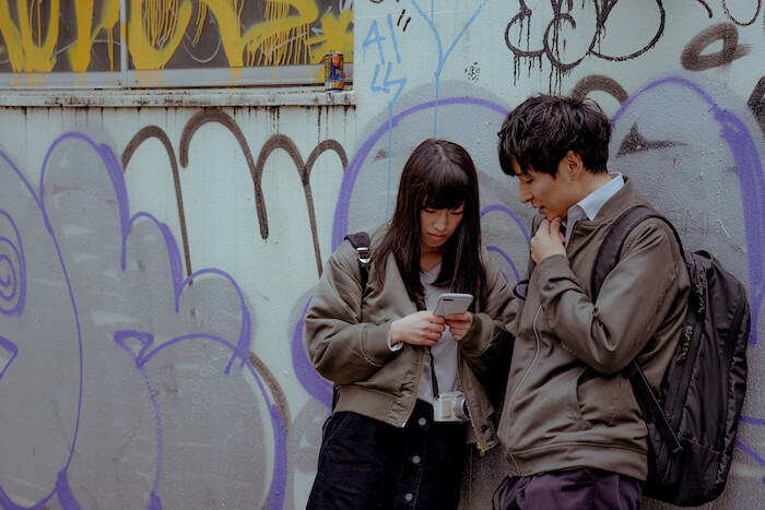 カップル ペア画 男子 アイコンイラスト・フリー素材なら「シンテリ」