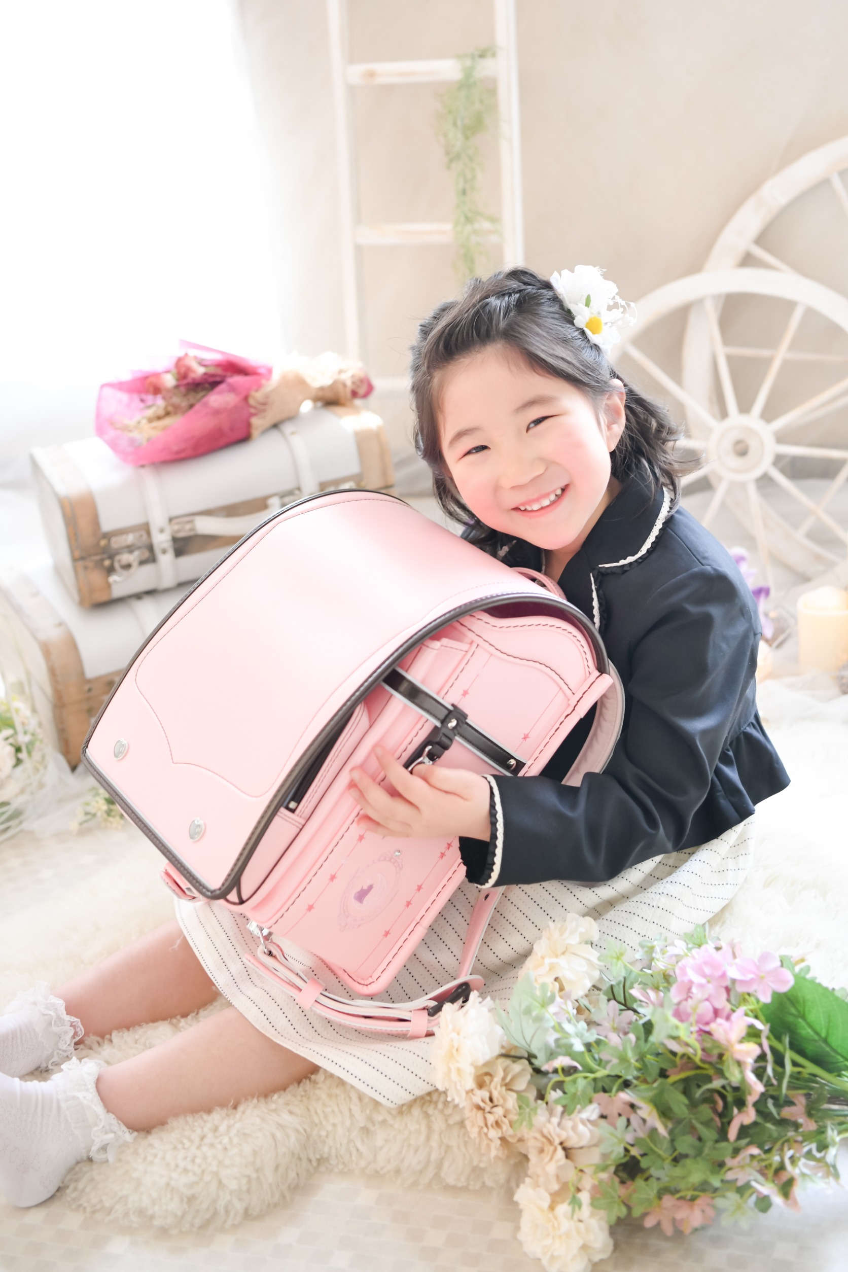 Rcuihak男の子 消し飛び 女の子 軽量 ランドセル 高級 合成皮革 大容量 セルフロック 防水加工