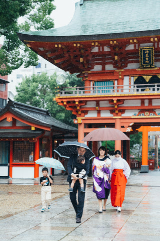 三宮の生田神社に、お宮参りに行きました。松葉博雄の社長研究室