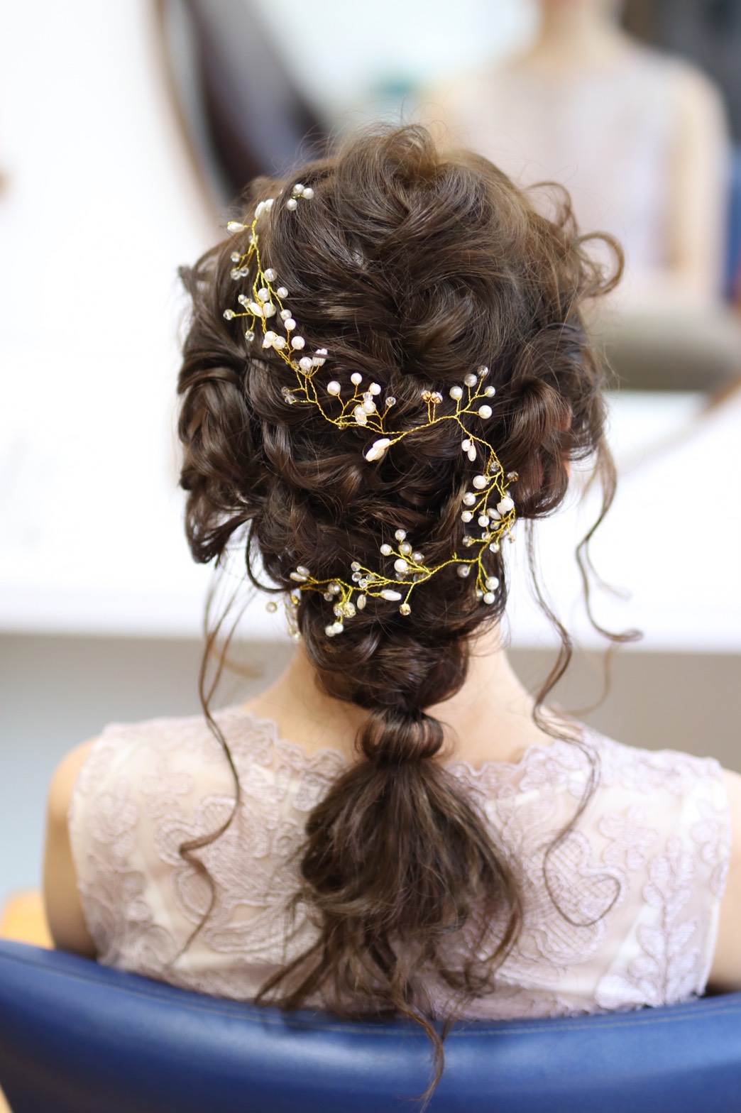 結婚式お呼ばれ編みおろしアレンジsoah