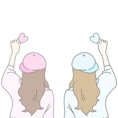 親友ペア画2人TikTok