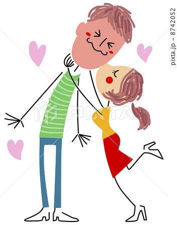 ほのぼのカップル 夫婦のイラスト素材97275150- PIXTA