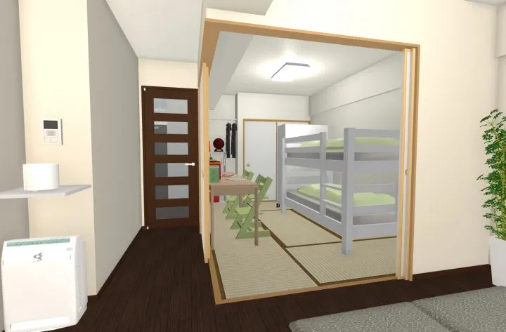 子ども部屋のインテリア。』