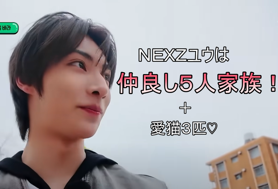 NEXZトモヤは叔父さん？父母姉の5人家族最強マンネ、可愛い末っ子だった！