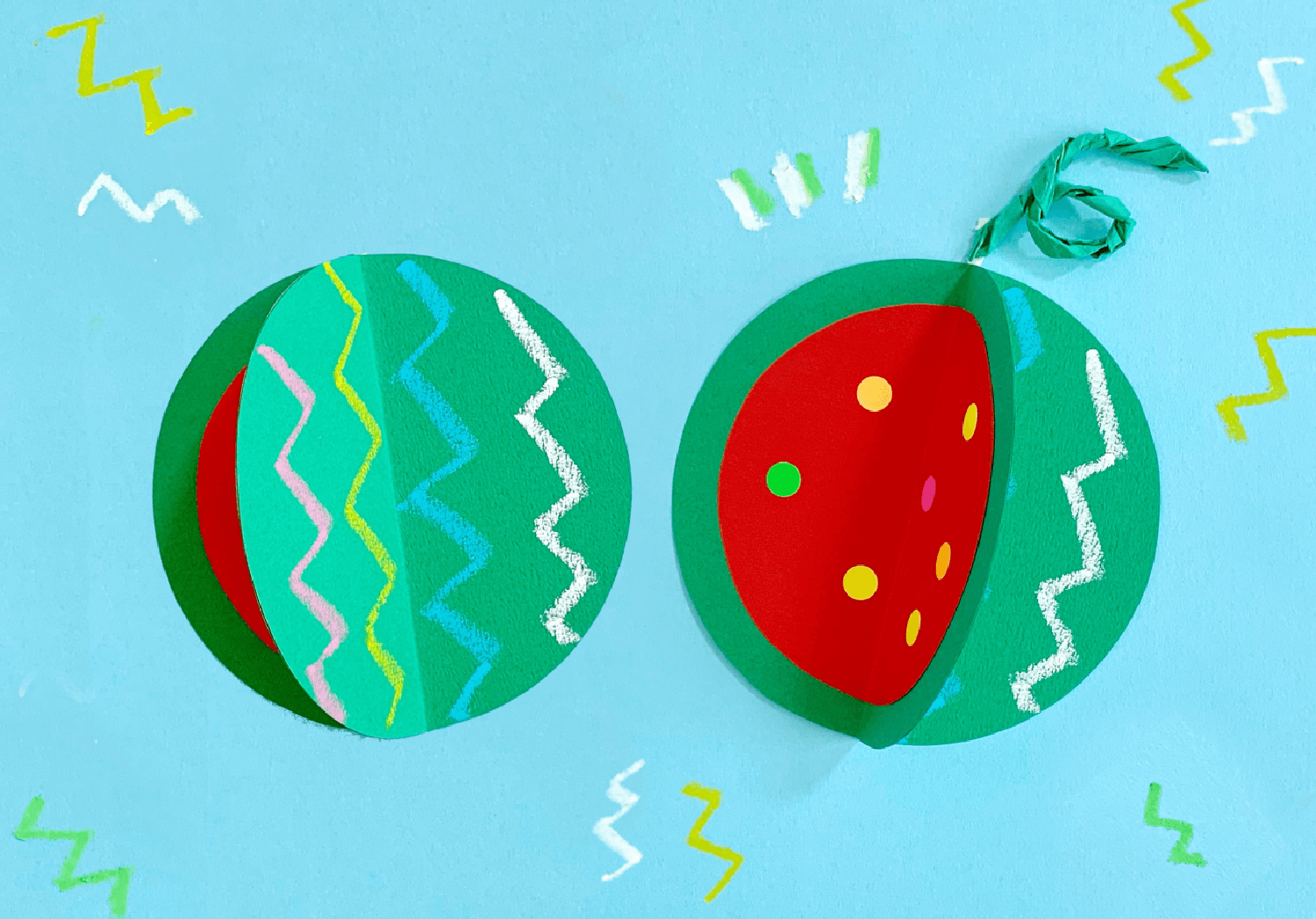 べるでランド保育園 - 8月の壁面 『スイカ畑🍉』Facebook